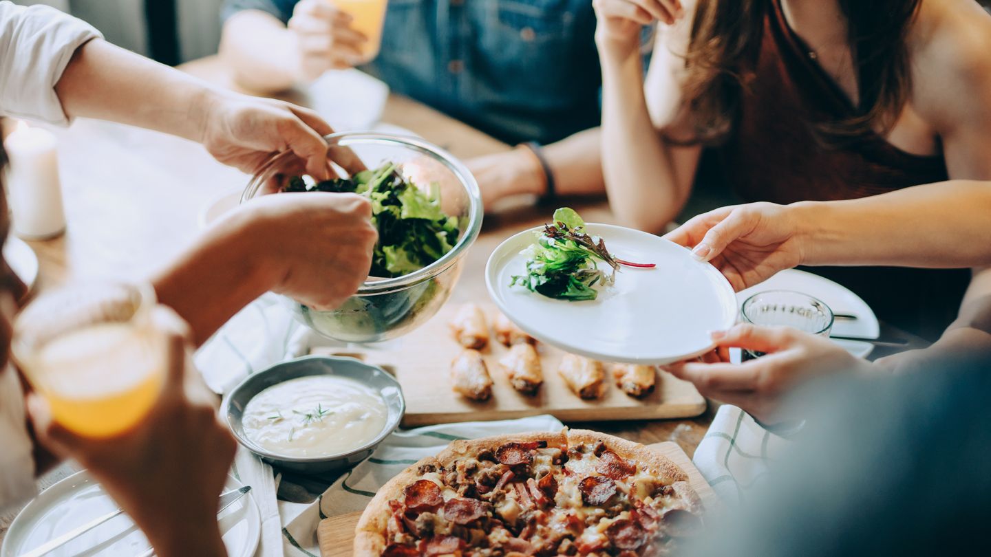 family eating