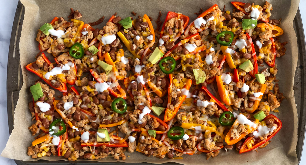 Bell pepper nachos