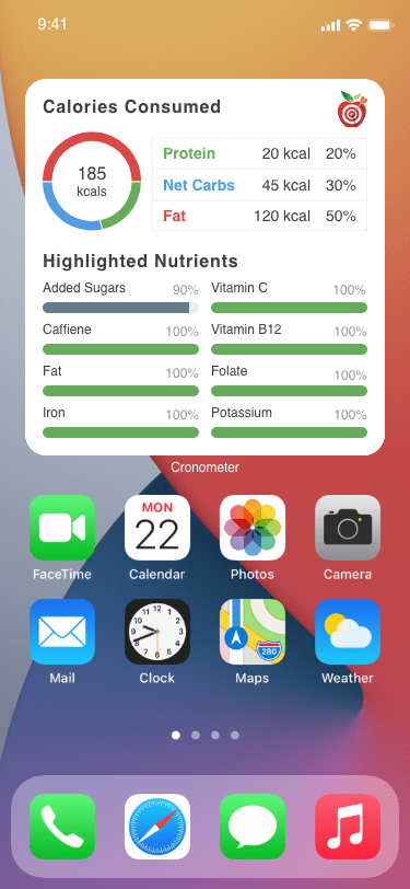 iOS Home Screen Widget